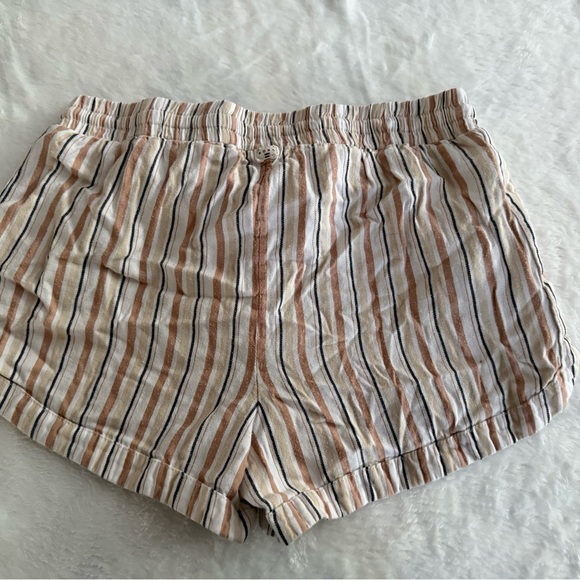 Billabong Road Trippin Striped Midrise Drawcord Waist Shorts S - Picture 5 of 7